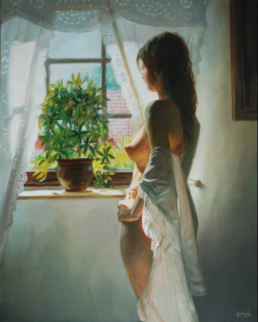 Belleza femenina inmodesta del artista húngaro Laszlo Gulyas Belleza femenina inmodesta del artista húngaro Laszlo Gulyas