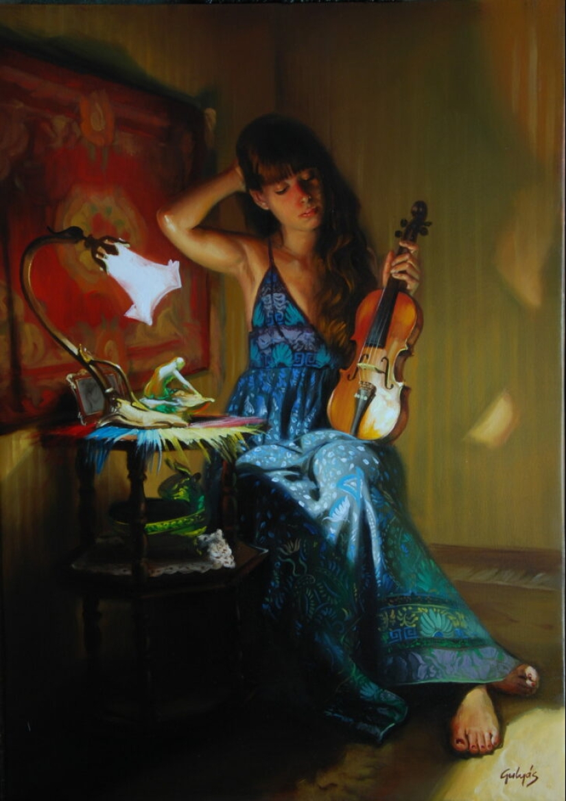 Belleza femenina inmodesta del artista húngaro Laszlo Gulyas Belleza femenina inmodesta del artista húngaro Laszlo Gulyas