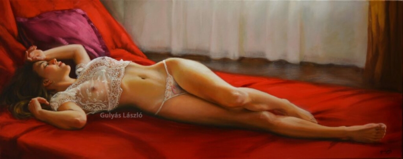 Belleza femenina inmodesta del artista húngaro Laszlo Gulyas Belleza femenina inmodesta del artista húngaro Laszlo Gulyas