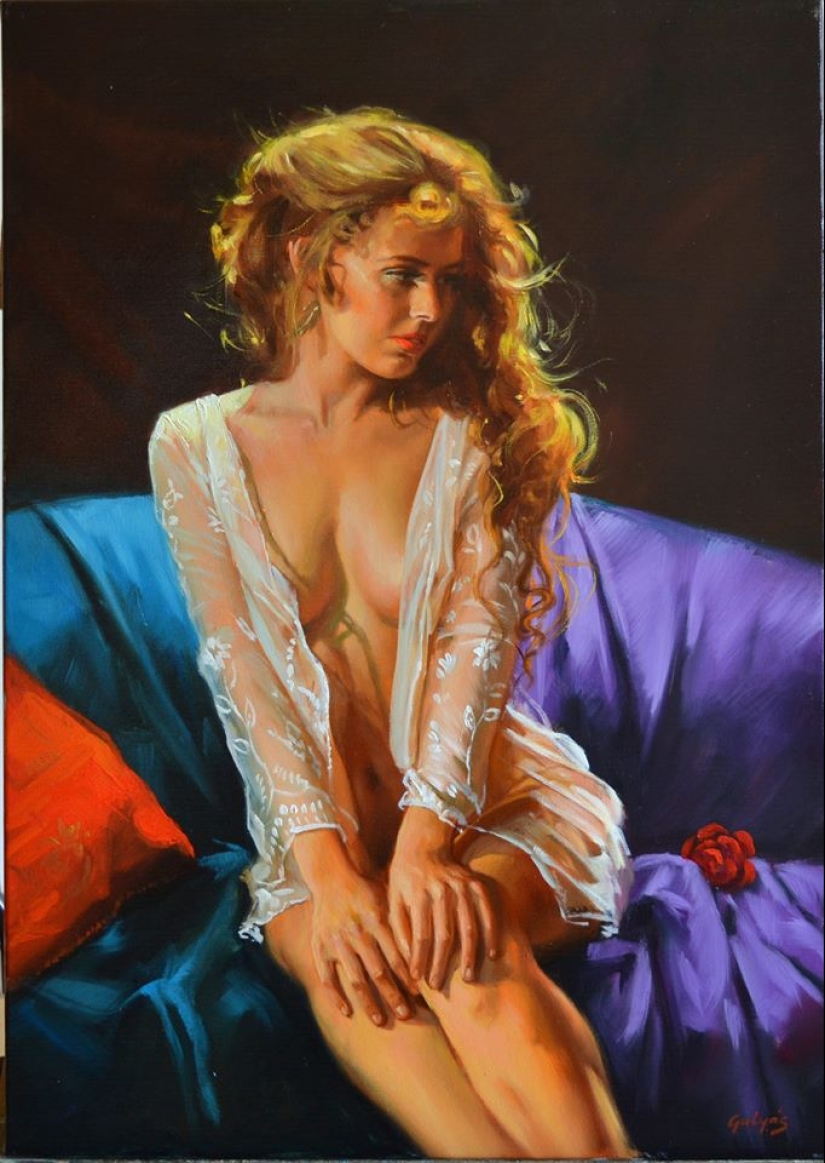 Belleza femenina inmodesta del artista húngaro Laszlo Gulyas Belleza femenina inmodesta del artista húngaro Laszlo Gulyas