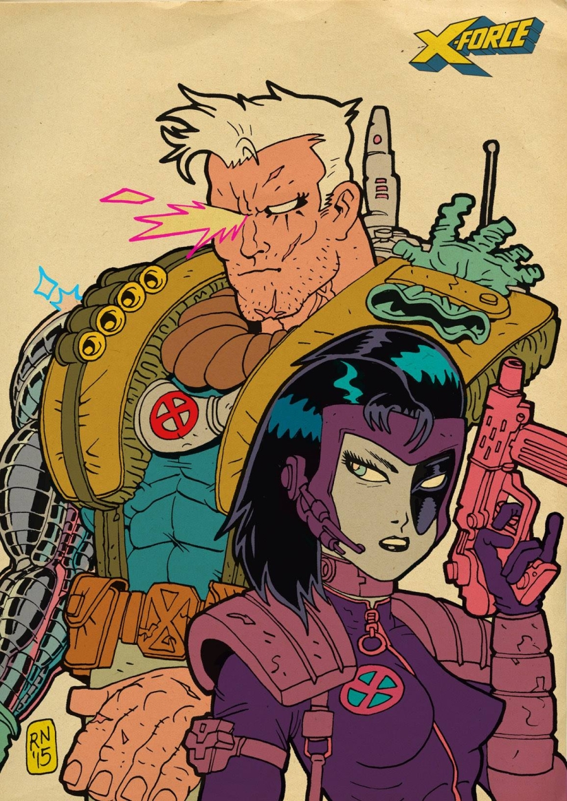 Belleza, mutantes y el thrash-ficción arte de Ralph Nisa