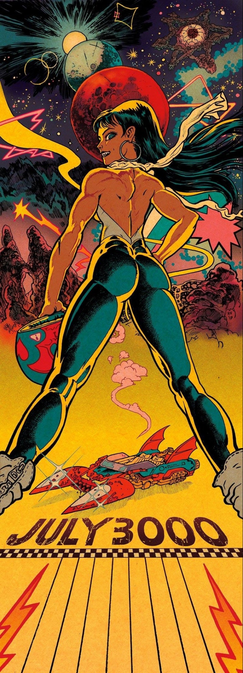 Belleza, mutantes y el thrash-ficción arte de Ralph Nisa