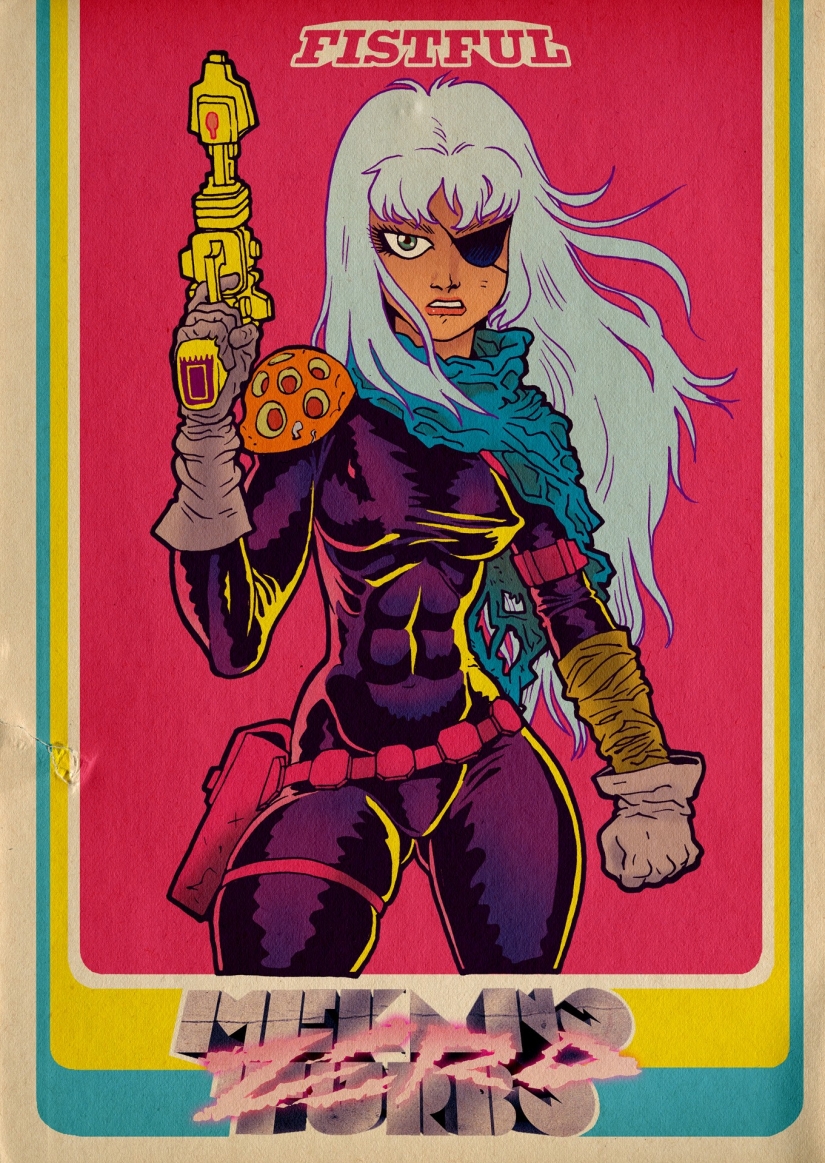 Belleza, mutantes y el thrash-ficción arte de Ralph Nisa