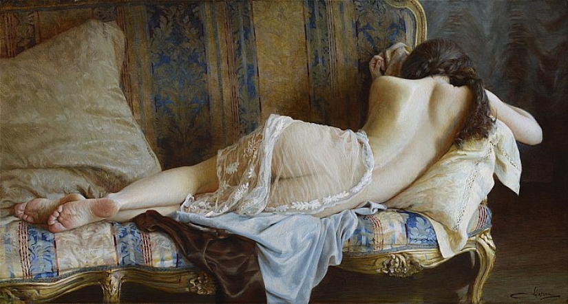 Belleza y ternura femenina en las pinturas de la artista Marina Marina