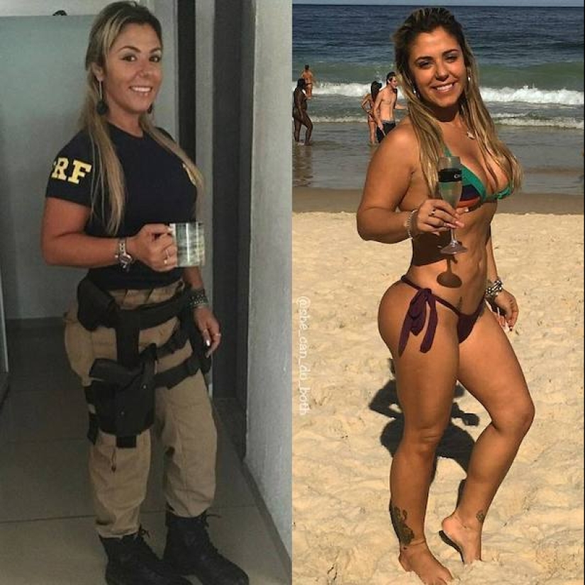 Bellezas en servicio: 25 chicas atléticas en uniforme y sin ella Bellezas en servicio: 25 chicas atléticas en uniforme y sin ella