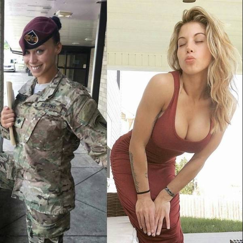 Bellezas en servicio: 25 chicas atléticas en uniforme y sin ella Bellezas en servicio: 25 chicas atléticas en uniforme y sin ella