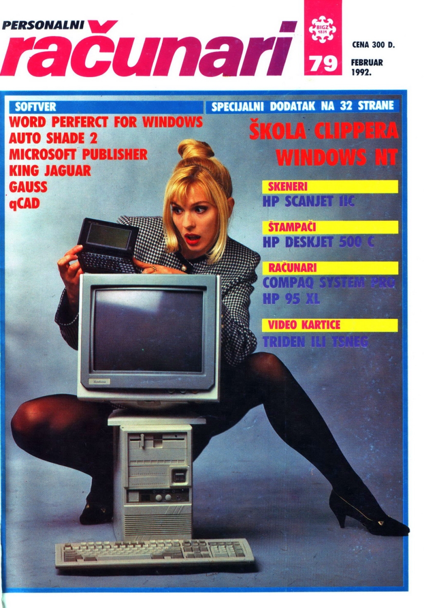 Bellezas retro de las portadas de una revista de informática yugoslava Bellezas retro de las portadas de una revista de informática yugoslava