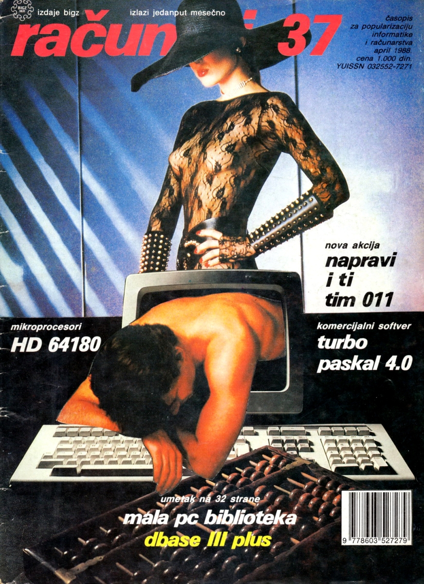 Bellezas retro de las portadas de una revista de informática yugoslava Bellezas retro de las portadas de una revista de informática yugoslava