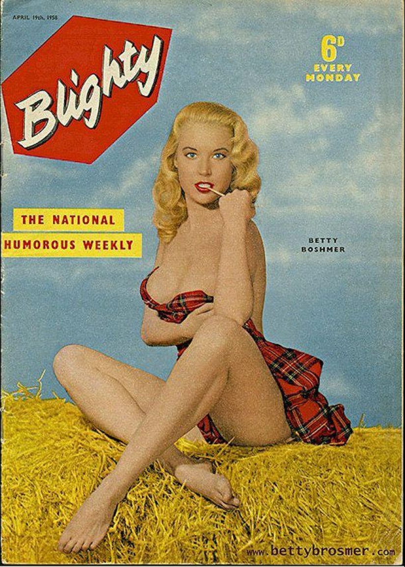 Betty Brosmer es la dueña de la figura más hermosa de los años 50 Betty Brosmer es la dueña de la figura más hermosa de los años 50