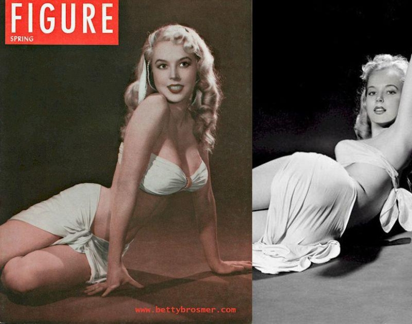Betty Brosmer es la dueña de la figura más hermosa de los años 50 Betty Brosmer es la dueña de la figura más hermosa de los años 50