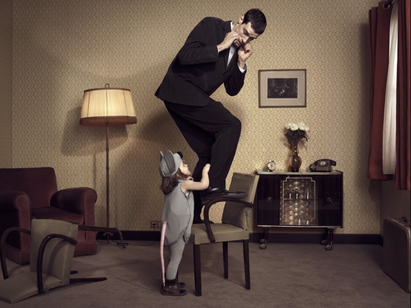 Bizarre and absurd photo project Room 42