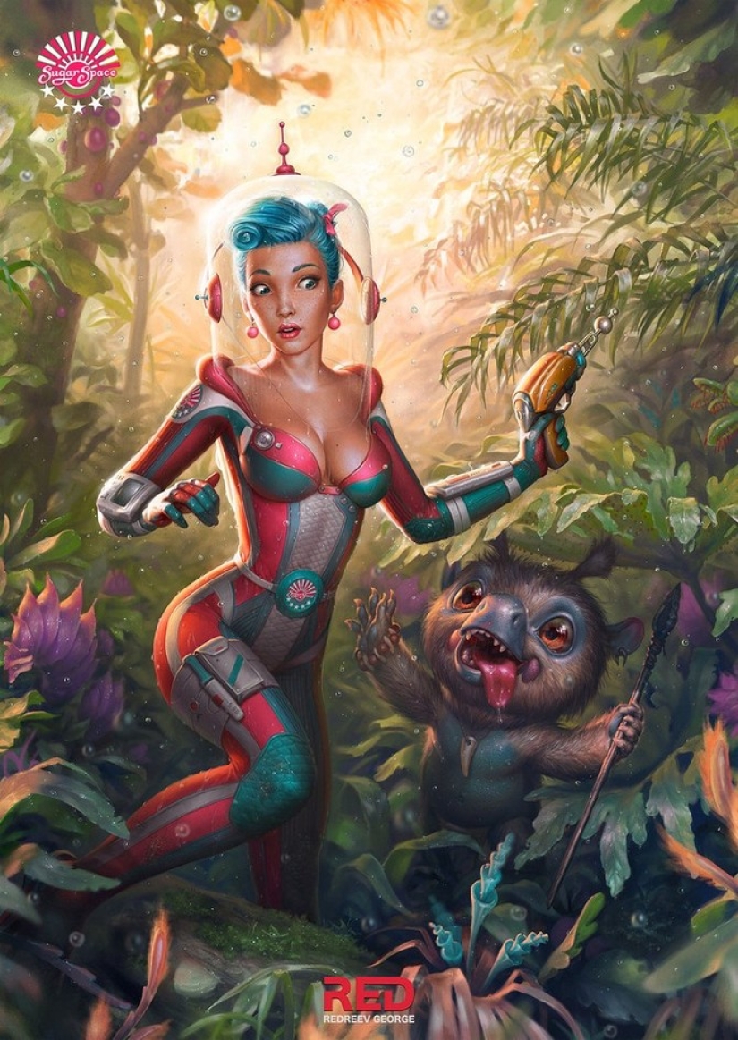 Bright fantastic worlds of the Chelyabinsk artist Georgy Redreev