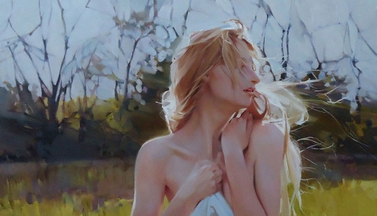 Brillantes pinturas desnudas de un artista ruso Brillantes pinturas desnudas de un artista ruso