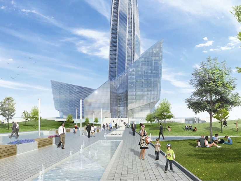 Buildings with a slope Buildings with a slope