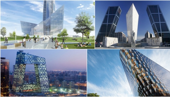 Buildings with a slope Buildings with a slope