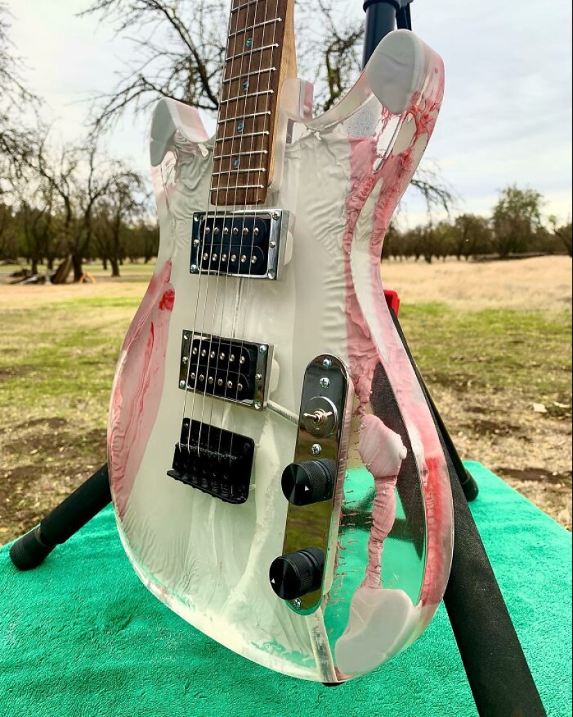Burls Art Crafted 18 Extraordinary Guitars Using Unconventional Materials