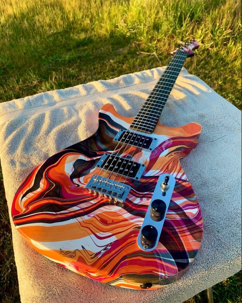 Burls Art Crafted 18 Extraordinary Guitars Using Unconventional Materials