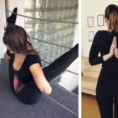 "Call an exorcist!": 17 photos are incredibly flexible girls that are a little scary