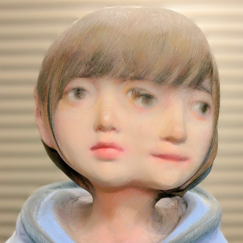 Cambiante estado de ánimo esculturas de madera Yoshitoshi Kanemaki Cambiante estado de ánimo esculturas de madera Yoshitoshi Kanemaki