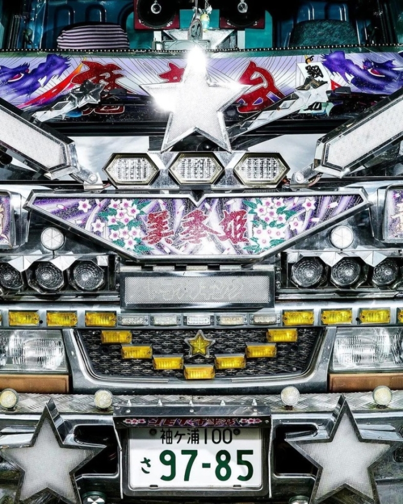 Camiones japoneses "Decotora" en imágenes de Robert Benson