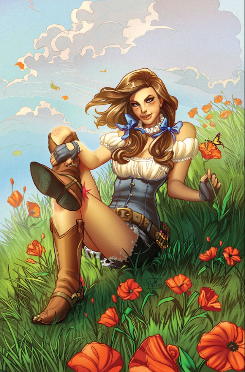 Captivating illustrations by comic master Nea Ruffino