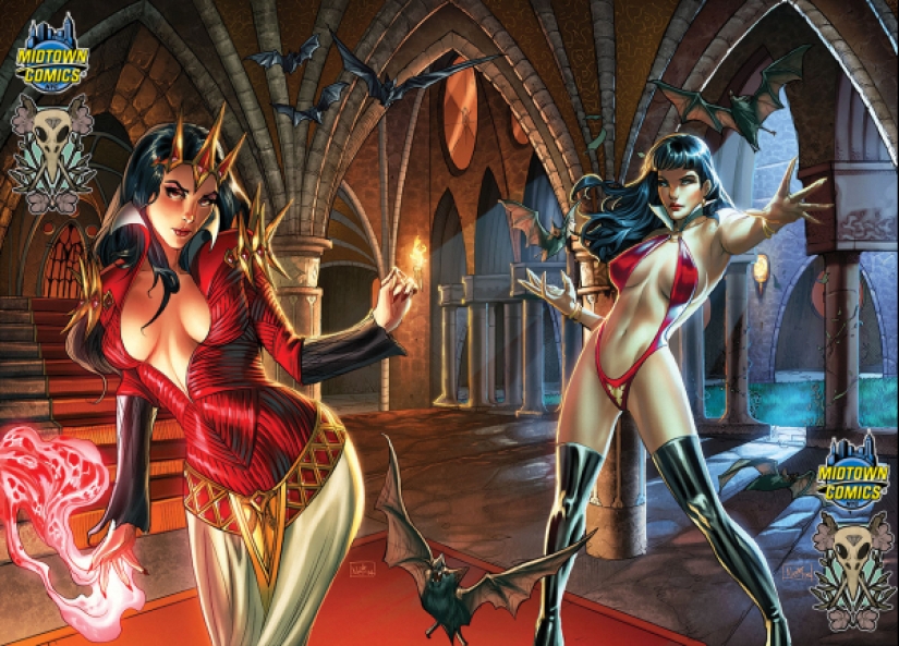 Captivating illustrations by comic master Nea Ruffino