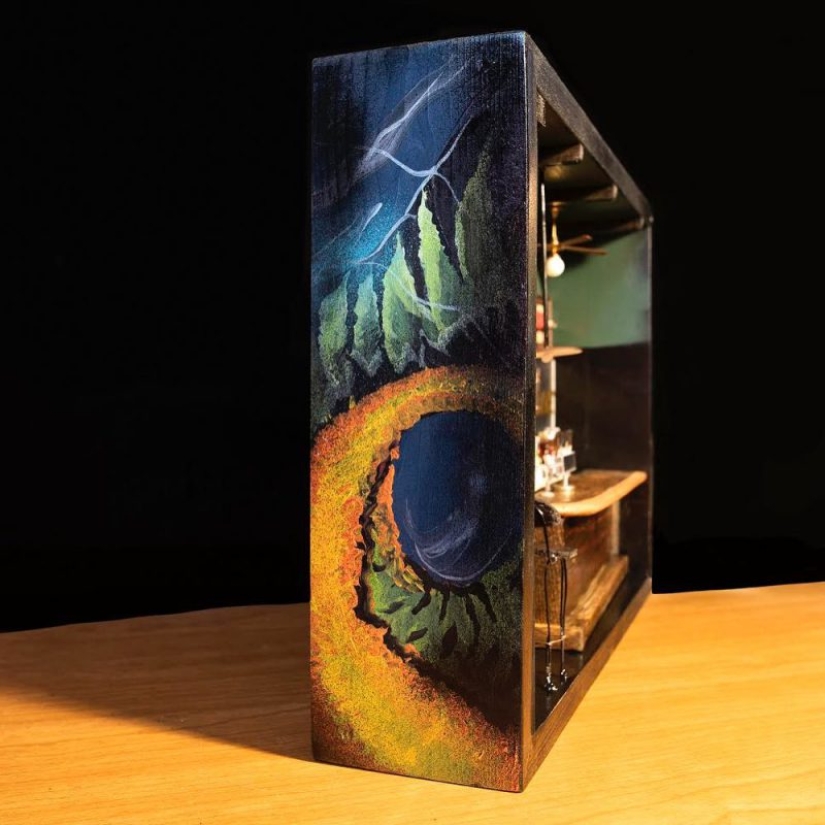 Cariño, he encogido a la cerveza: American miniatura hace una copia exacta de barras