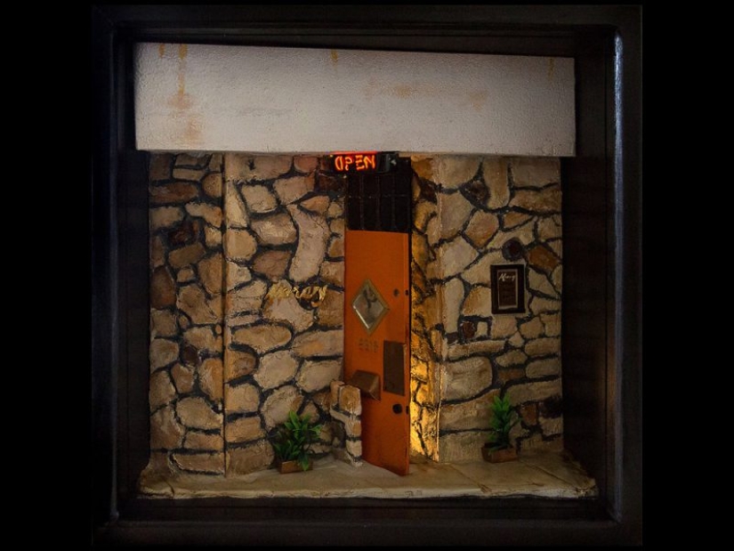 Cariño, he encogido a la cerveza: American miniatura hace una copia exacta de barras