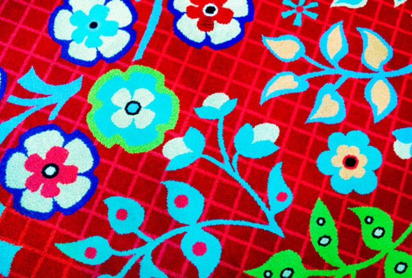 Carpets in the casino