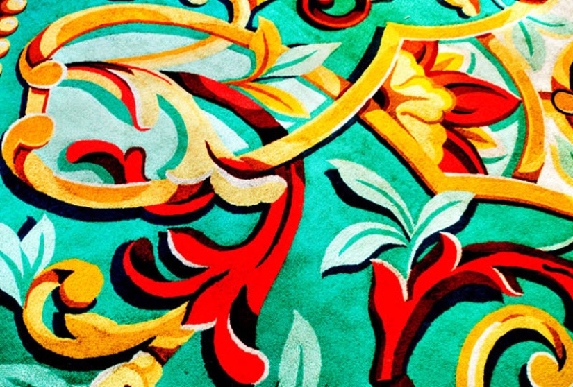 Carpets in the casino