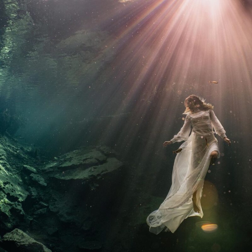 Chicas bajo el agua en impresionantes fotos de freediver fotógrafo Lexi Line Chicas bajo el agua en impresionantes fotos de freediver fotógrafo Lexi Line
