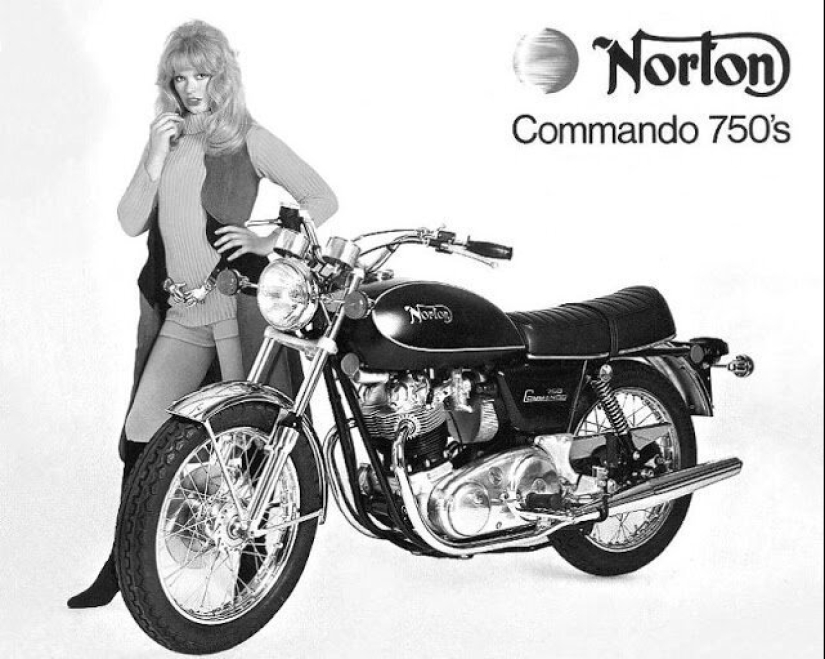 Chicas y motos-20 maravillosas imágenes retro