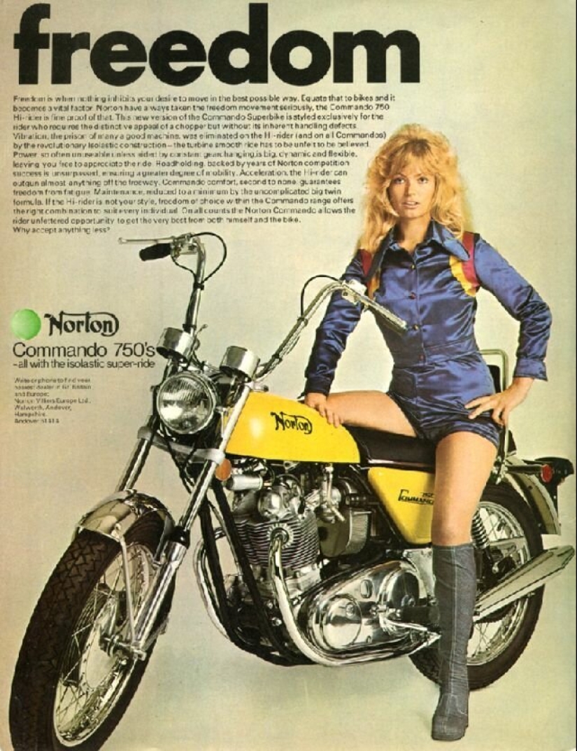 Chicas y motos-20 maravillosas imágenes retro