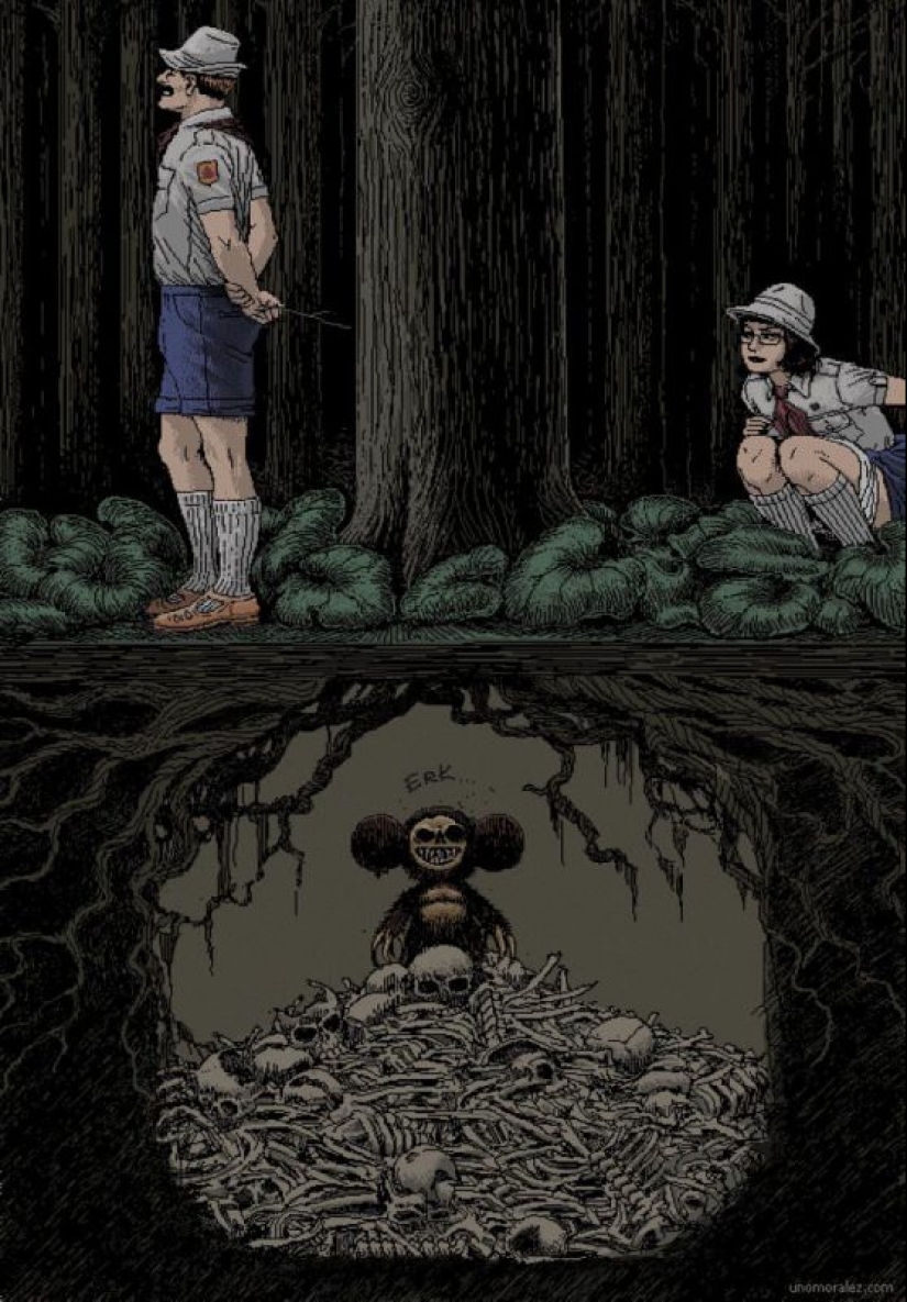 Children's and adult nightmares in pixel art Uno Moralez Children's and adult nightmares in pixel art Uno Moralez