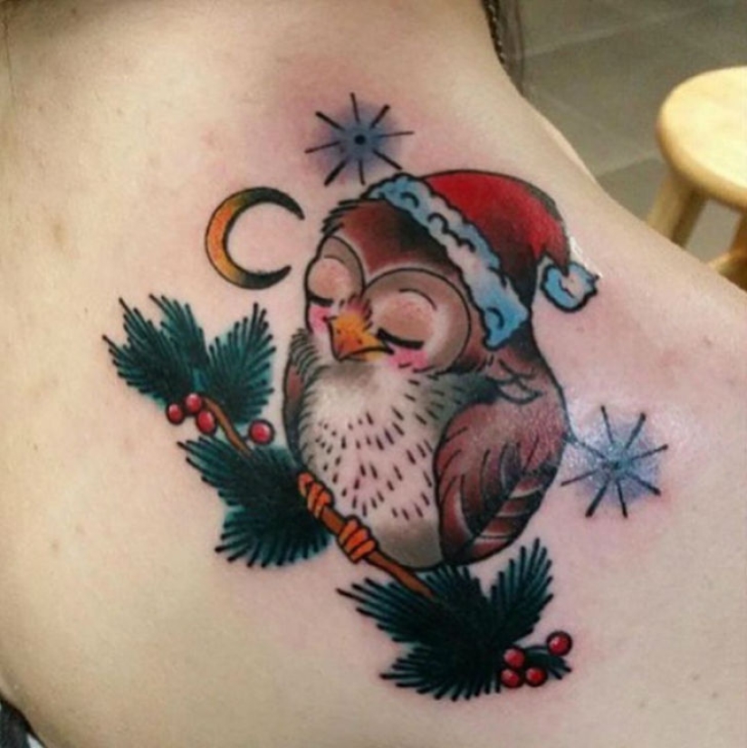 Christmas tattoos, or How to remember your New Year forever