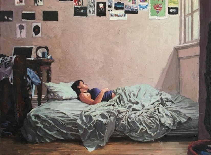 "City Life": Excellent modern oil paintings by Vincent Jarrano "City Life": Excellent modern oil paintings by Vincent Jarrano