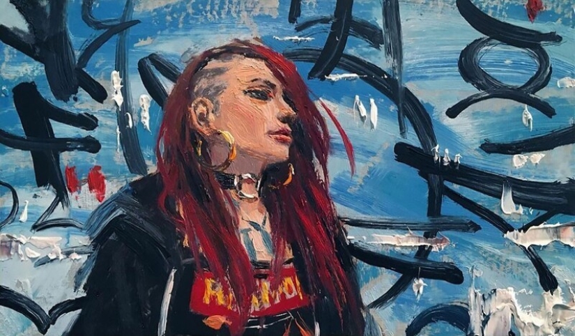 "City Life": Excellent modern oil paintings by Vincent Jarrano "City Life": Excellent modern oil paintings by Vincent Jarrano