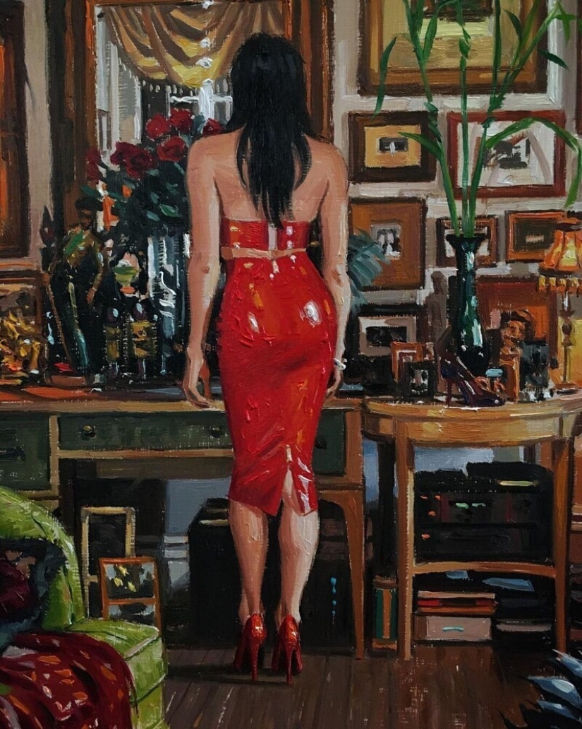 "City Life": Excellent modern oil paintings by Vincent Jarrano "City Life": Excellent modern oil paintings by Vincent Jarrano