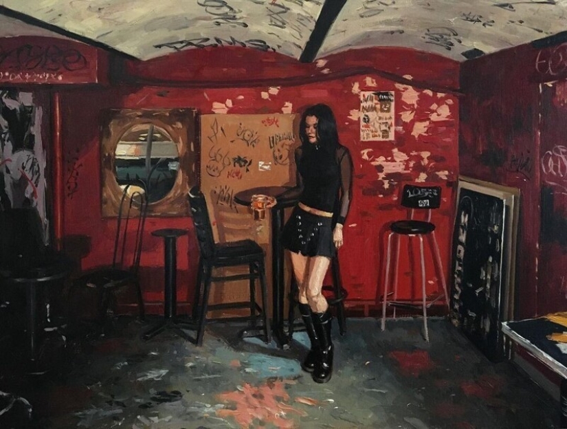 "City Life": Excellent modern oil paintings by Vincent Jarrano "City Life": Excellent modern oil paintings by Vincent Jarrano