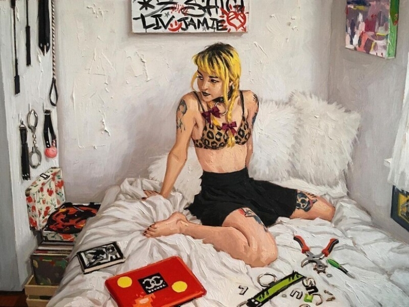 "City Life": Excellent modern oil paintings by Vincent Jarrano "City Life": Excellent modern oil paintings by Vincent Jarrano