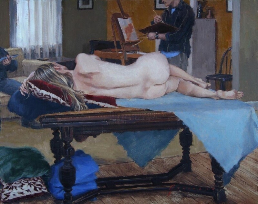 "City Life": Excellent modern oil paintings by Vincent Jarrano "City Life": Excellent modern oil paintings by Vincent Jarrano