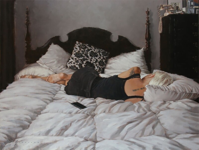 "City Life": Excellent modern oil paintings by Vincent Jarrano "City Life": Excellent modern oil paintings by Vincent Jarrano