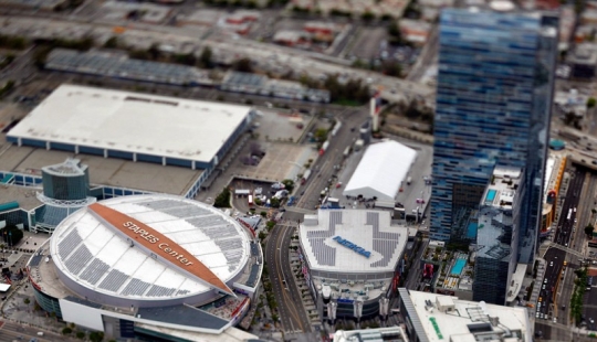 City of Angels from a bird's-eye view City of Angels from a bird's-eye view