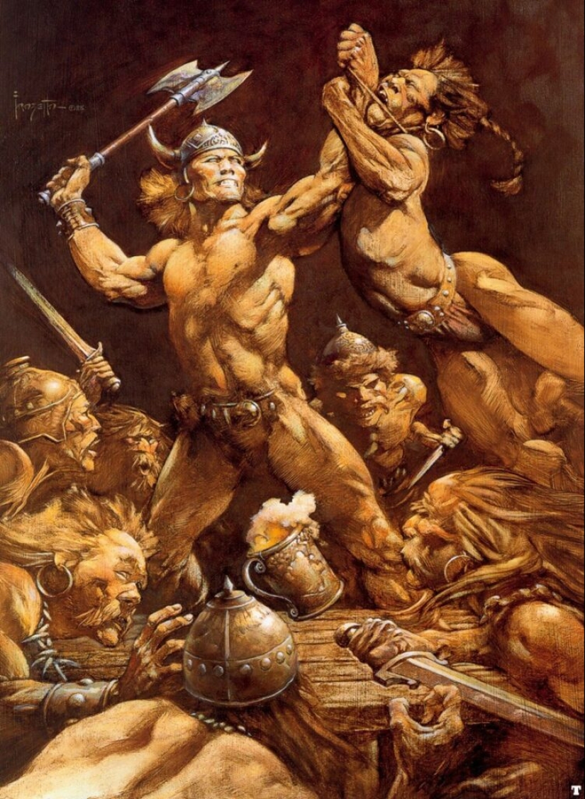 Classic Fantasy Illustration by Frank Frazetta Classic Fantasy Illustration by Frank Frazetta