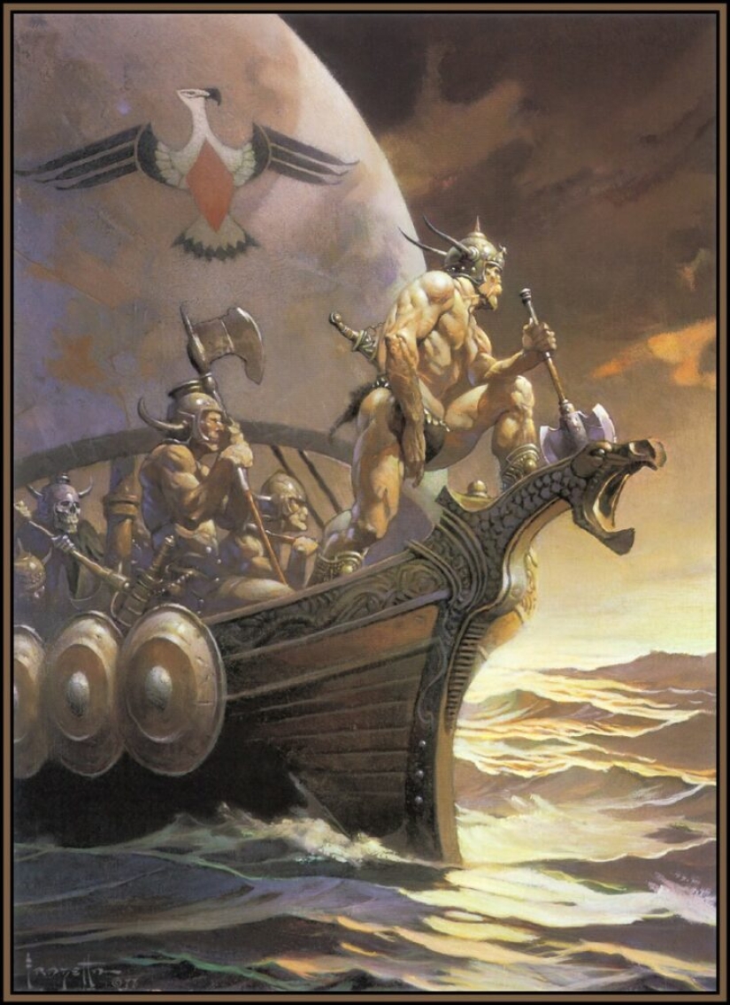 Classic Fantasy Illustration by Frank Frazetta Classic Fantasy Illustration by Frank Frazetta