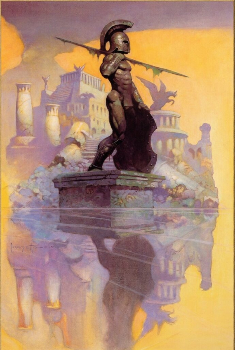Classic Fantasy Illustration by Frank Frazetta Classic Fantasy Illustration by Frank Frazetta