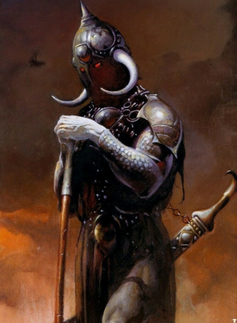 Classic Fantasy Illustration by Frank Frazetta Classic Fantasy Illustration by Frank Frazetta