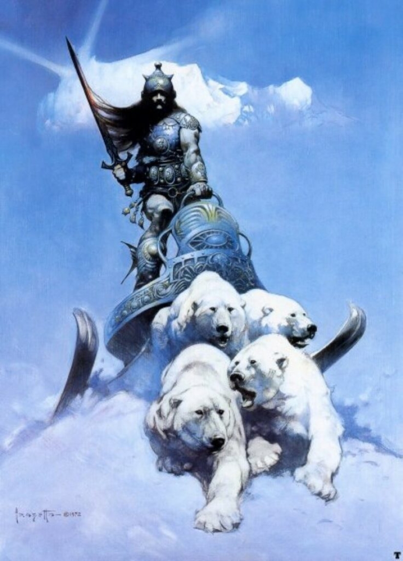 Classic Fantasy Illustration by Frank Frazetta Classic Fantasy Illustration by Frank Frazetta