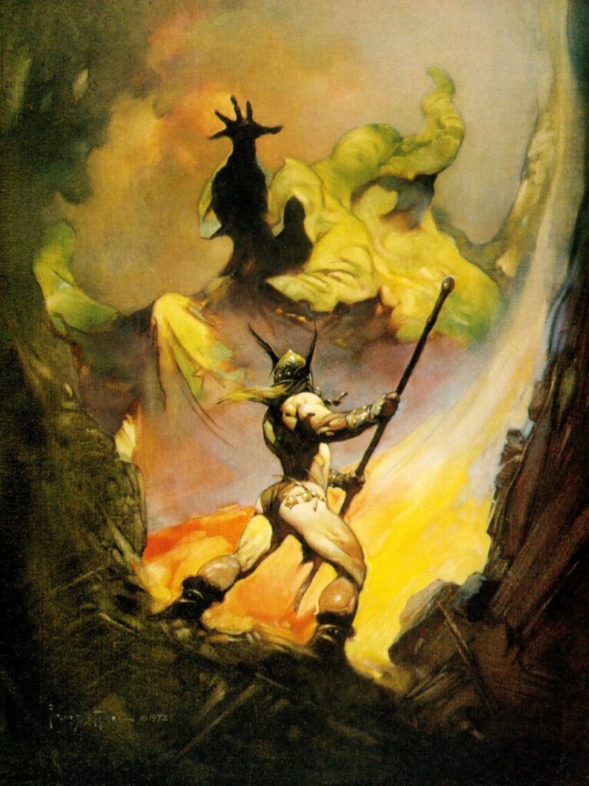 Classic Fantasy Illustration by Frank Frazetta Classic Fantasy Illustration by Frank Frazetta