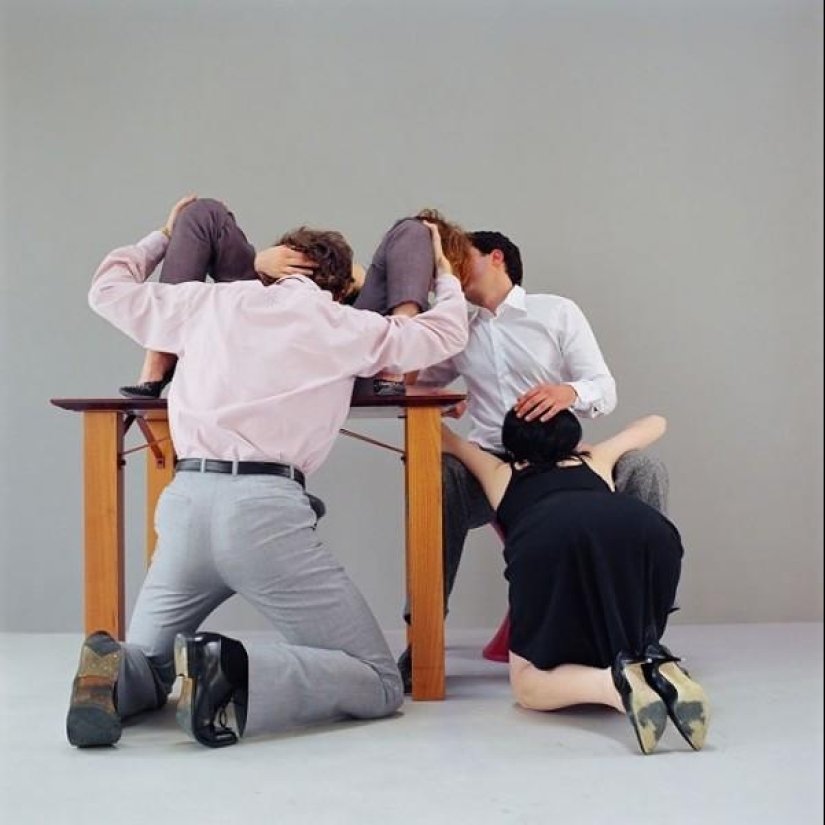 Clothed pornography by the master of staged photography Edouard Levet